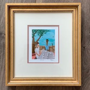 Small Framed & Signed Domino Art